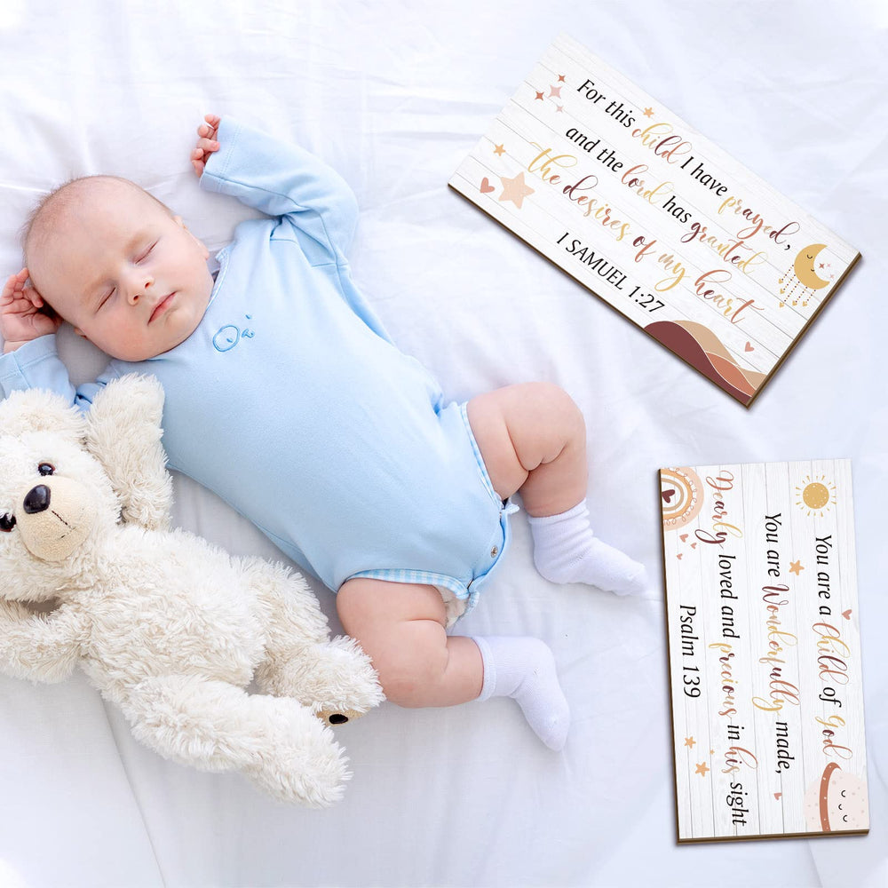Yookeer toddler-room wall sign adds color and meaningful messages