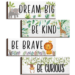 Yookeer woodland nursery wall decor with forest animals adds cozy, kid-friendly charm to nurseries.