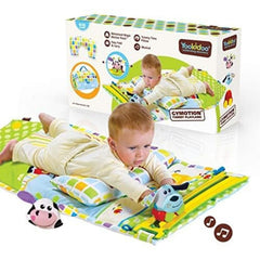 Yookidoo Baby Gym and Play Mat wide shot showing engaging space for early exploration and play.