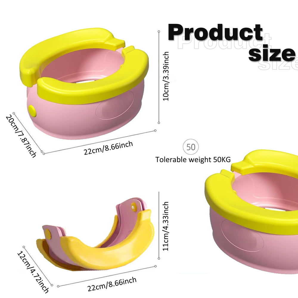 YOOLEETC travel potty storage bag keeps essentials organized.