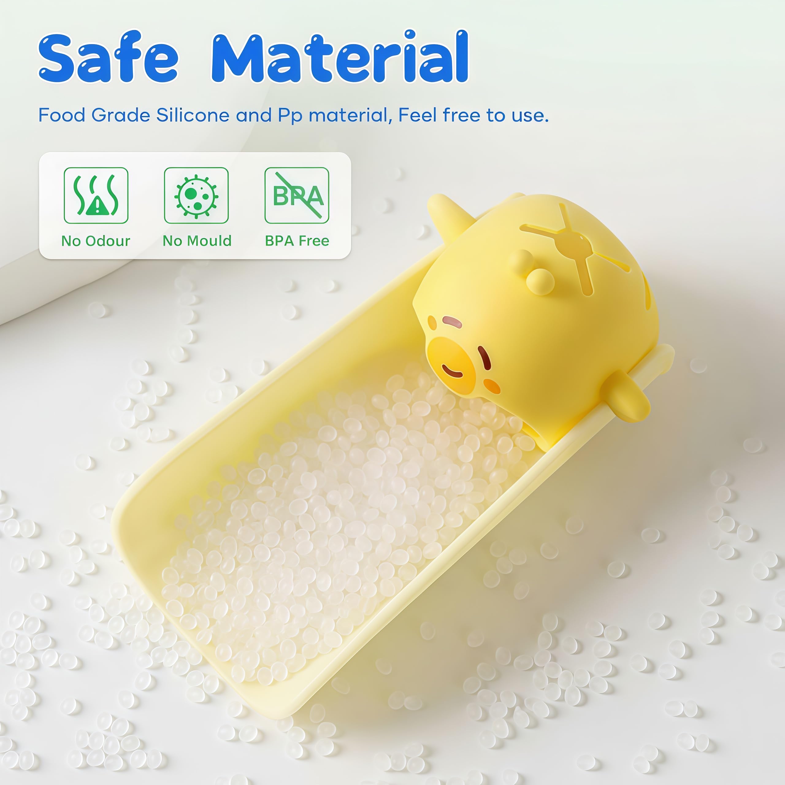 Yooreps toddler extender blocks splashes keeping counters drier.