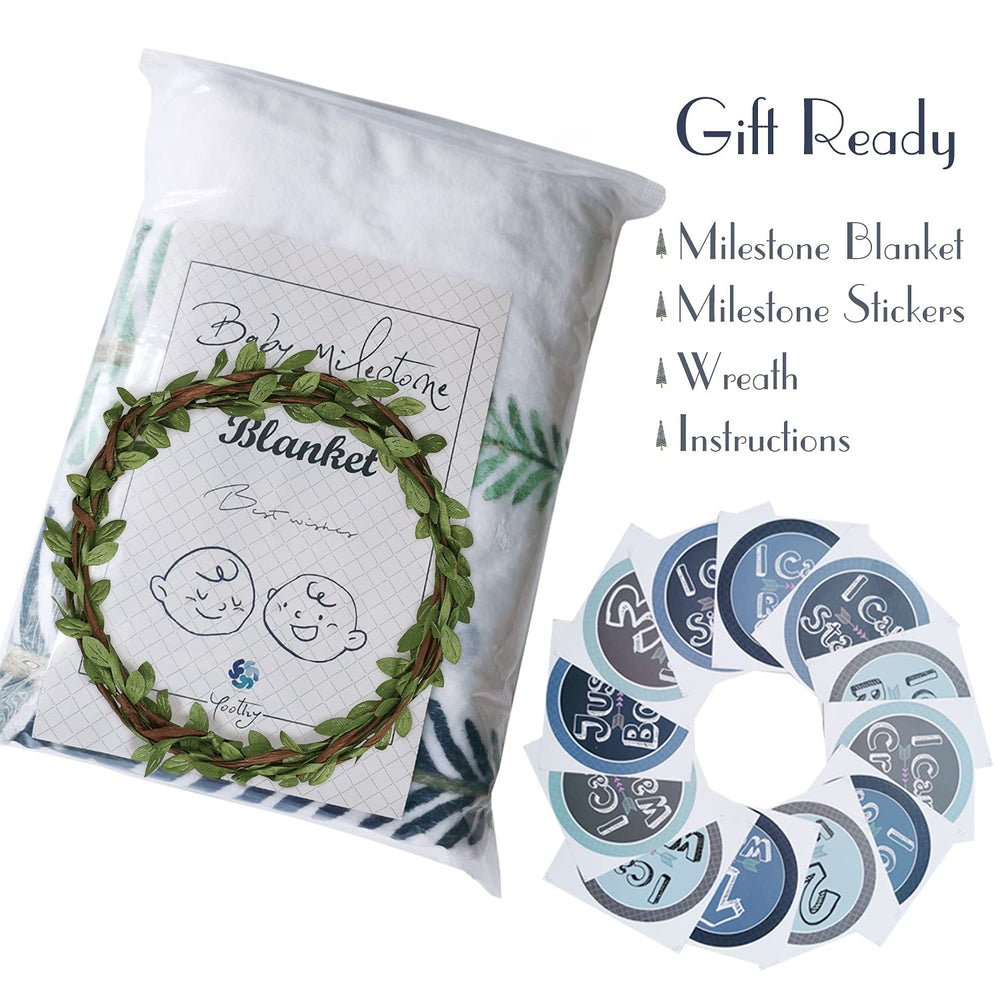 Yoothy milestone stickers 12-pack highlight moments for easy photos