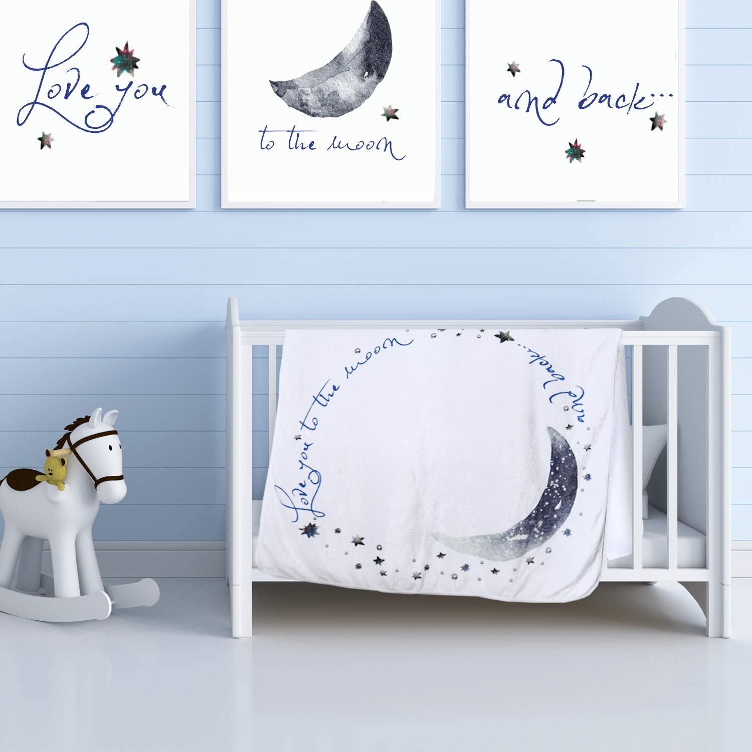 Yoothy Moon nursing blanket offers gentle warmth while feeding and bonding