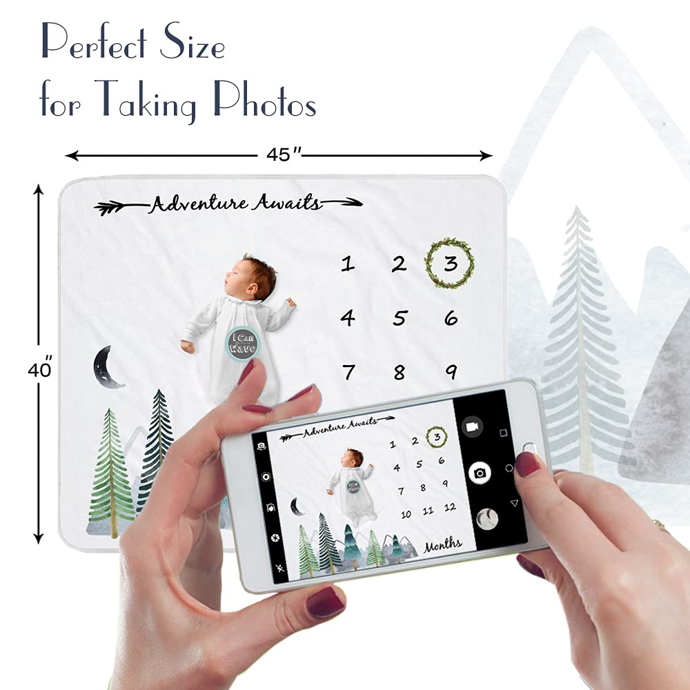 Yoothy soft flannel fabric provides cozy photo sessions and snuggle time