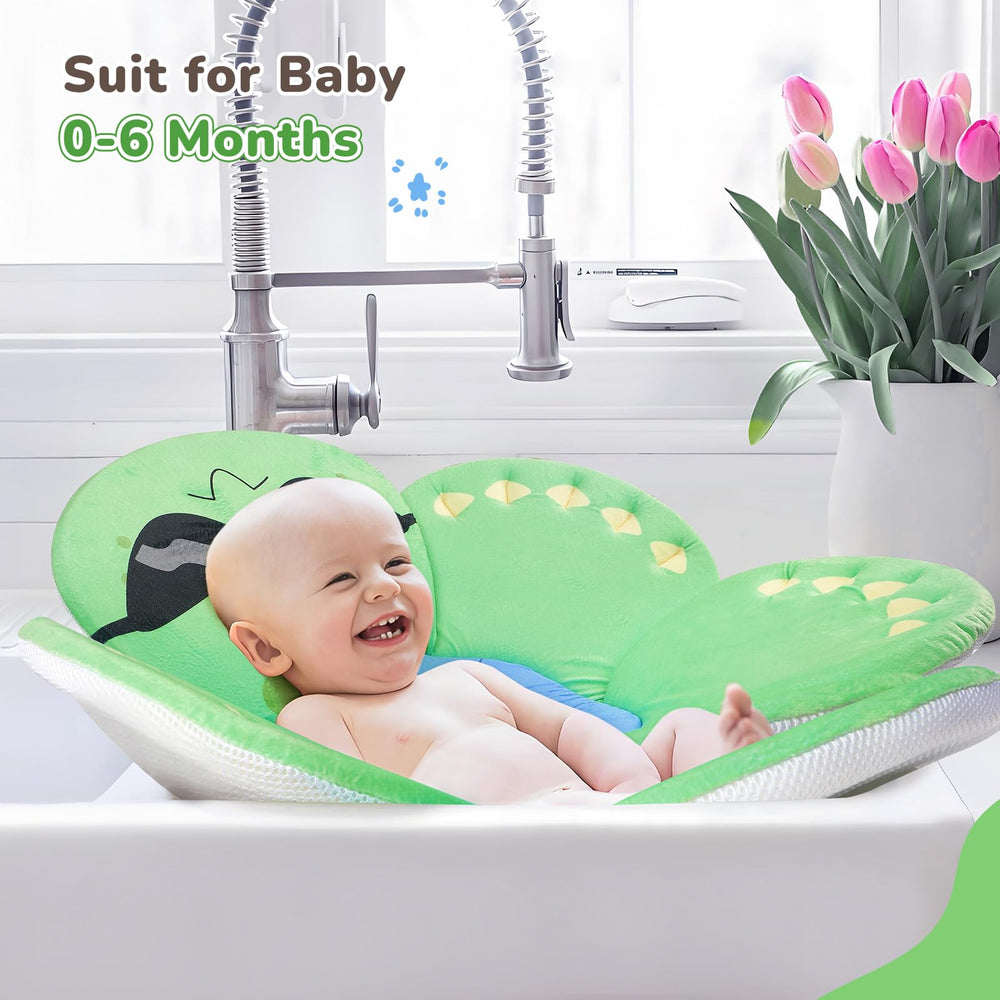 YooxArmor baby bath pad fit sink tub demonstrates versatile use across sinks and tubs.