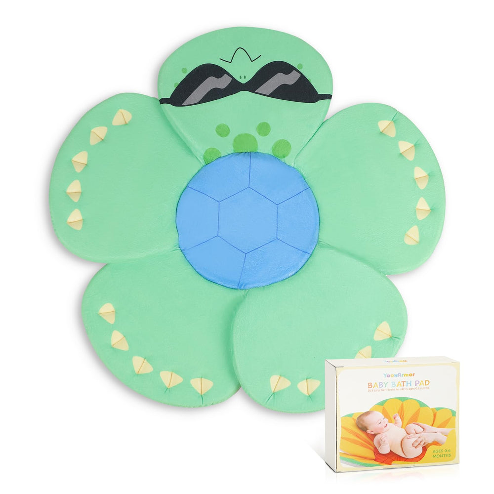 YooxArmor baby bath pad front soft fleece shows gentle skin comfort for newborn baths.