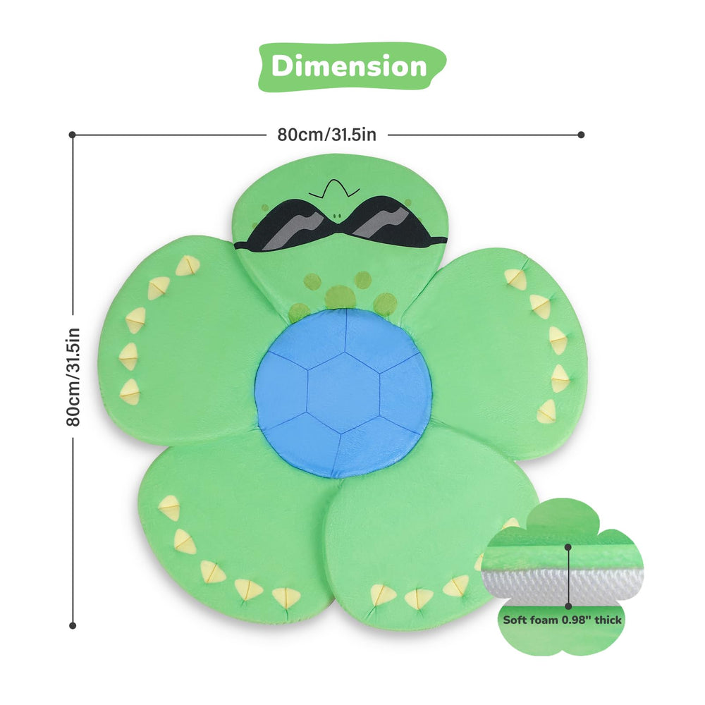 YooxArmor baby bath pad petal mesh emphasizes quick air-drying and water drainage after baths.