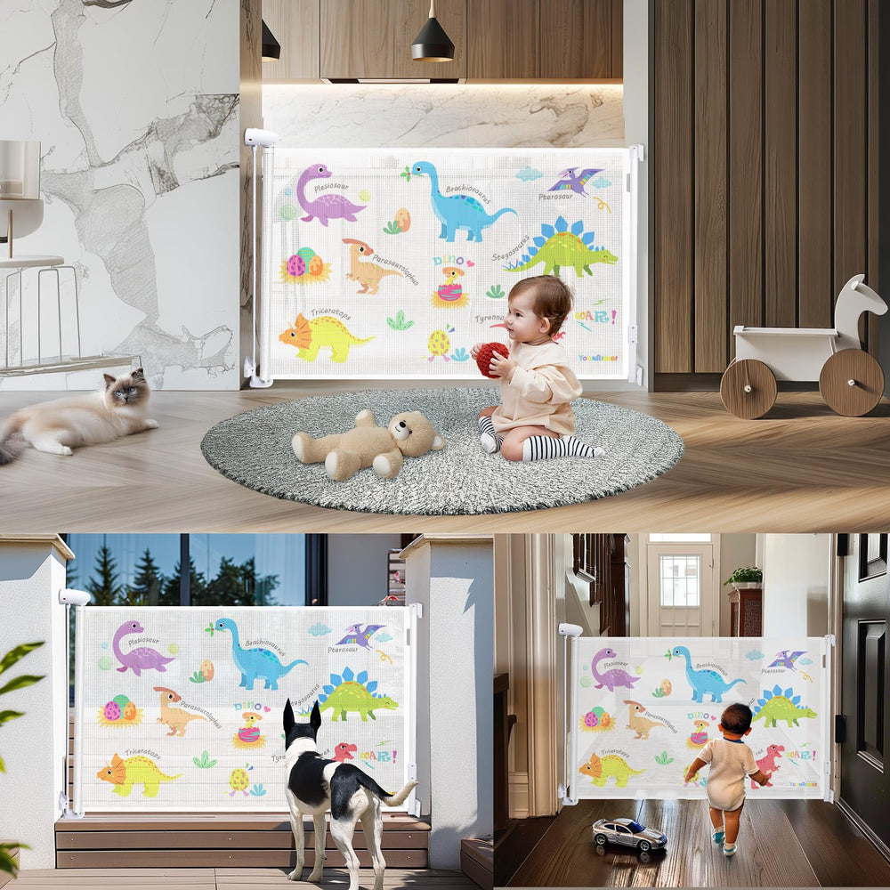 YooxArmor dinosaurs design mesh adds playful style for kids’ spaces.