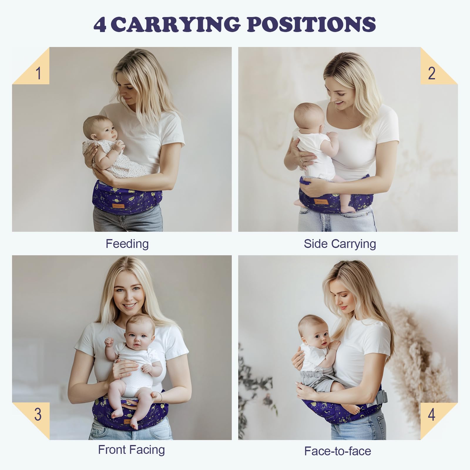 YooxArmor Infant Carrier with pockets keeps essentials handy.