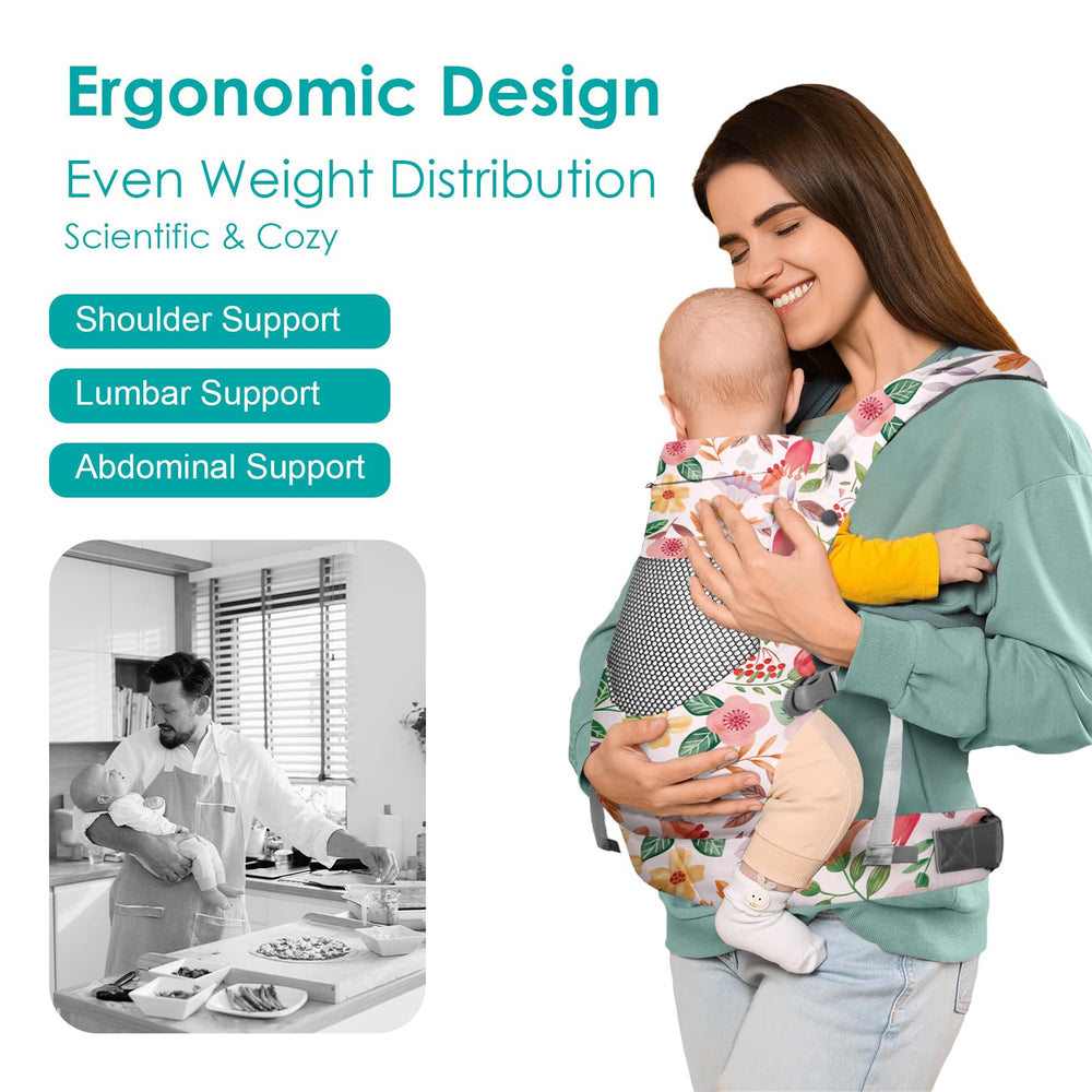YooxArmor toddler back carrier shows 3-in-1 versatility for different carrying needs