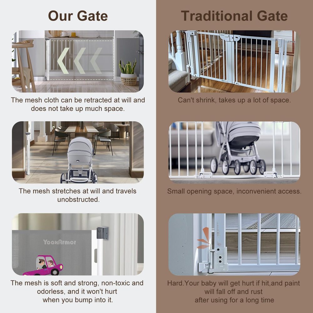 YooxArmor mesh gate lets you see through while supervising your child