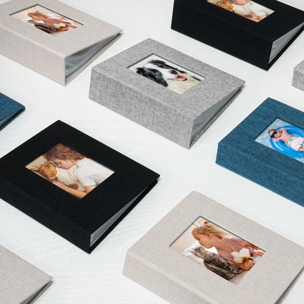 Yopih holds up to 100 photos or postcards for versatile storage