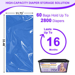 Yopinat diaper Easy Roll refill inner spool closeup highlighting continuous roll feasibility