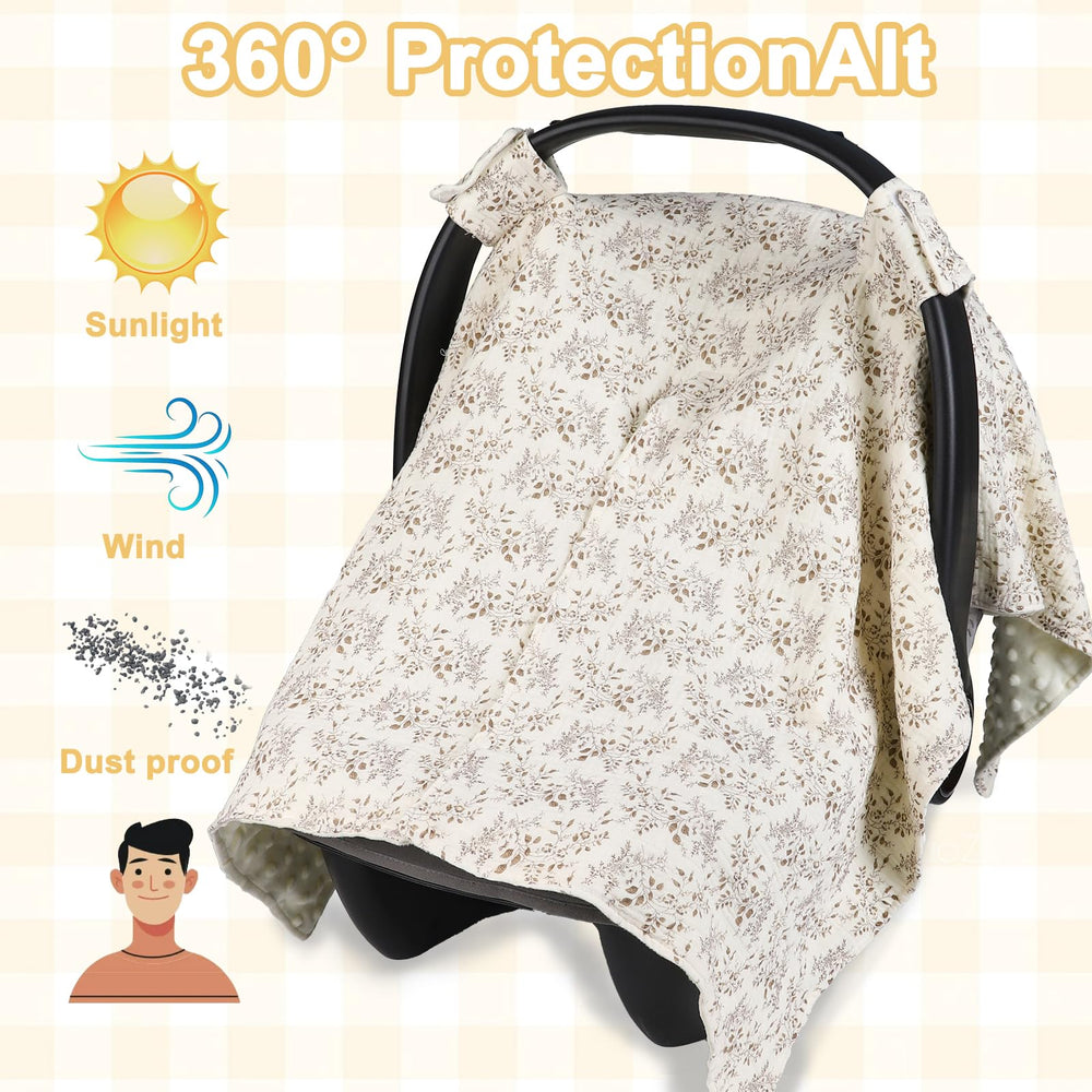 YOQIE 2-in-1 nursing cover in use provides discreet feeding.