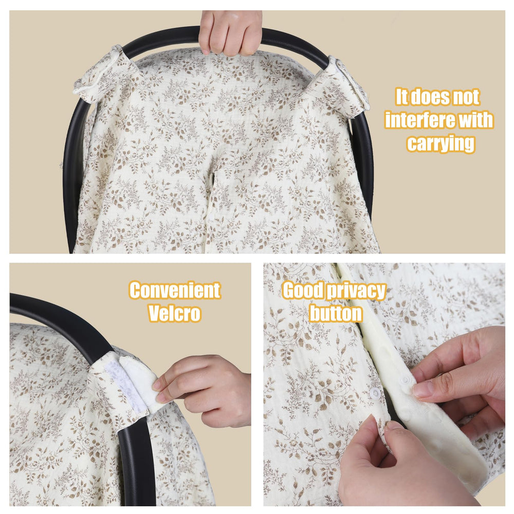 YOQIE hibiscus pattern fabric highlighting breathable weave and comfort.