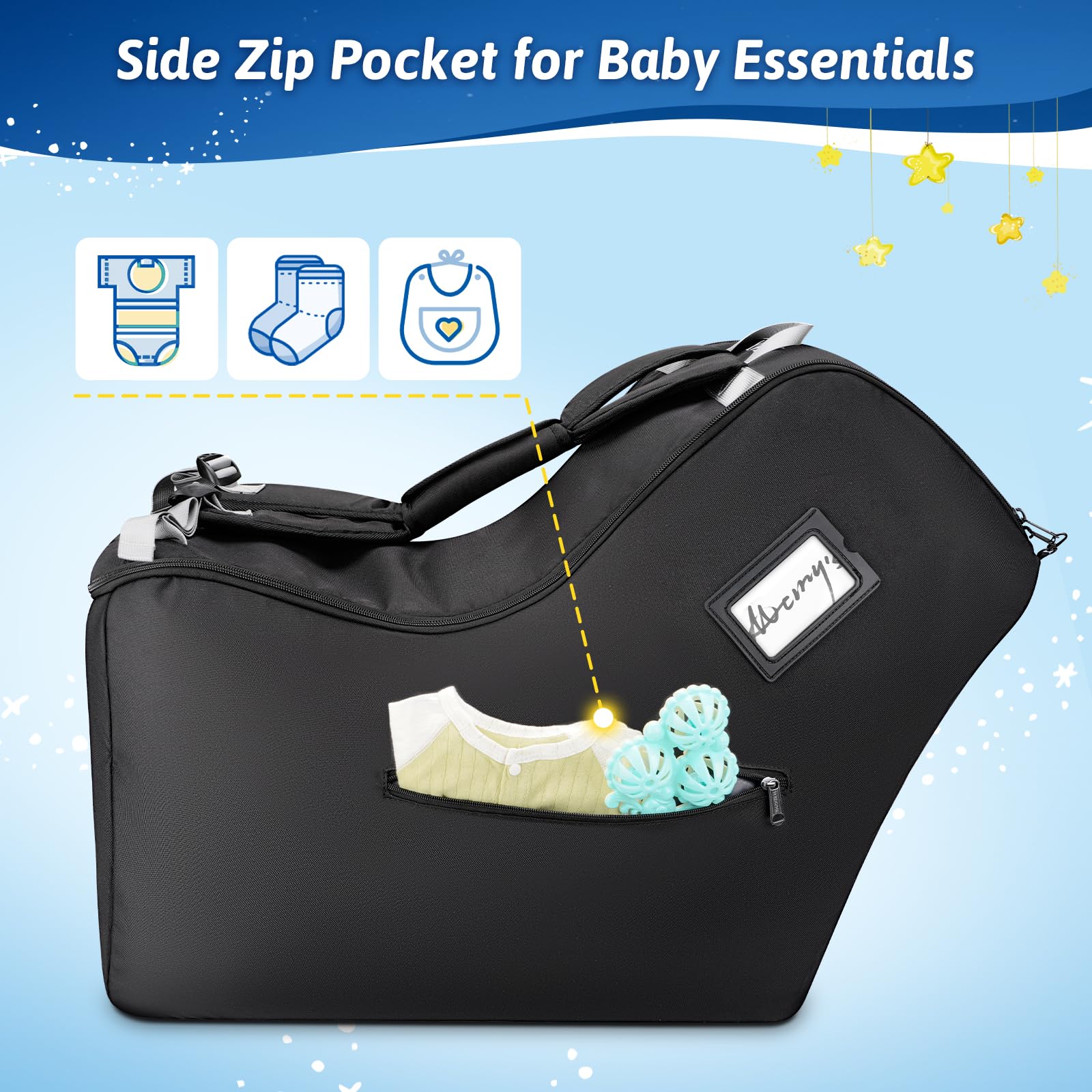 YOREPEK travel bag dimensions 15x22x19 inches suitable for airline use