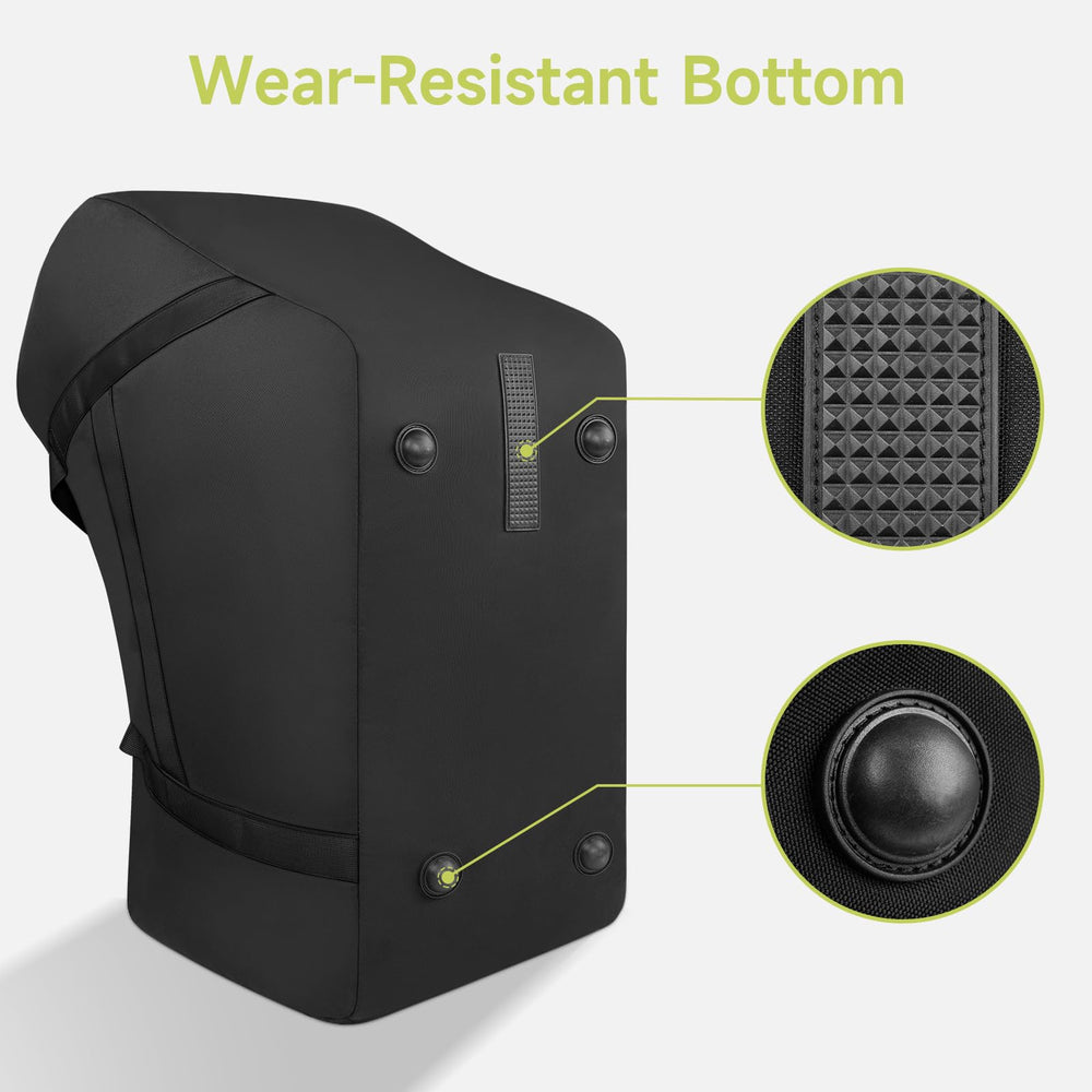YOREPEK bottom bumper feet prevent wear and stay clean.