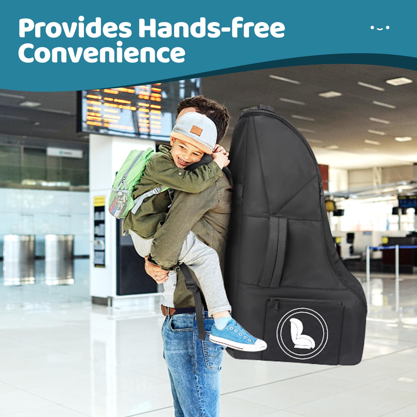 YOREPEK car seat bag side pocket storage for wipes and bottles at hand.