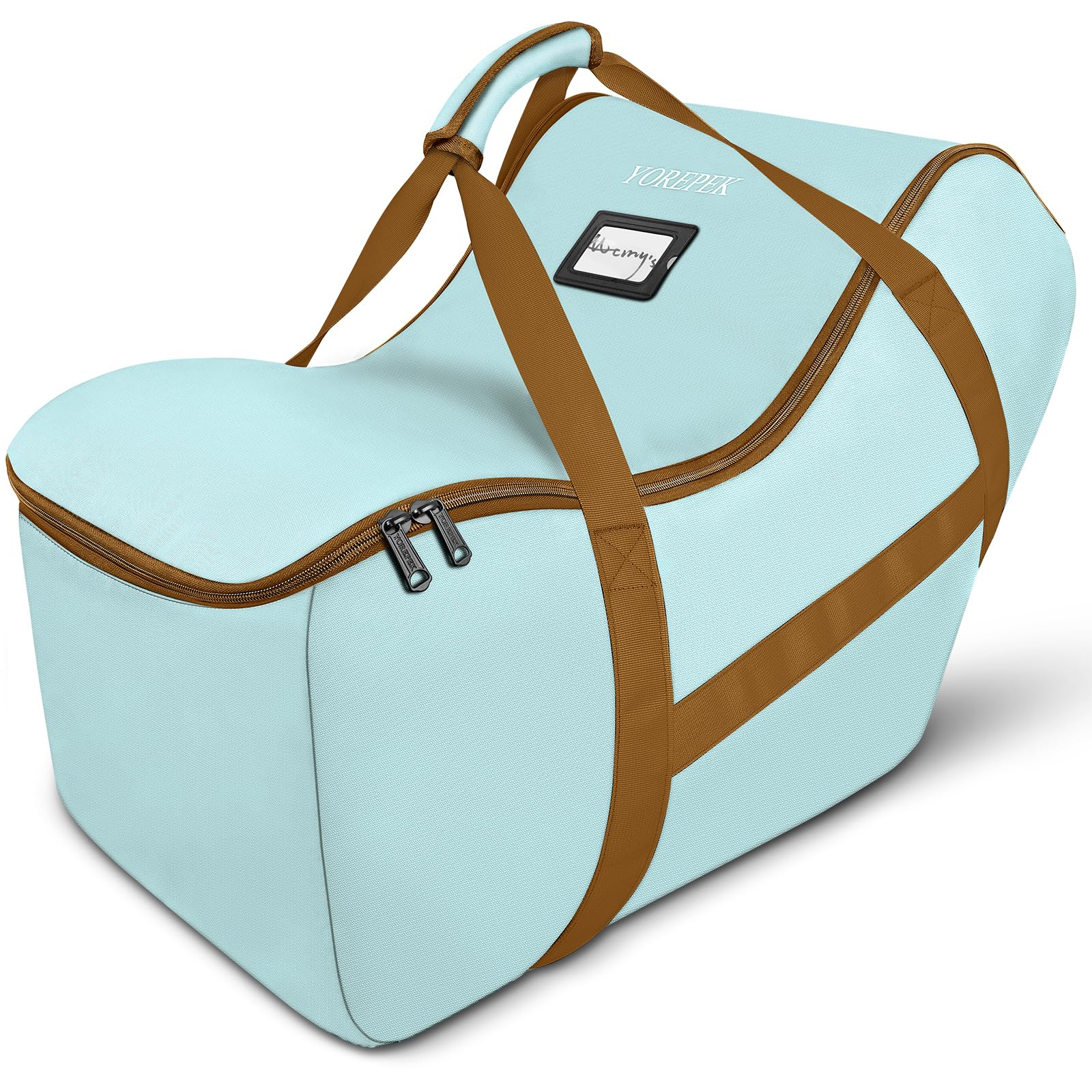 YOREPEK car seat travel bag front view shows padded protection during travel.