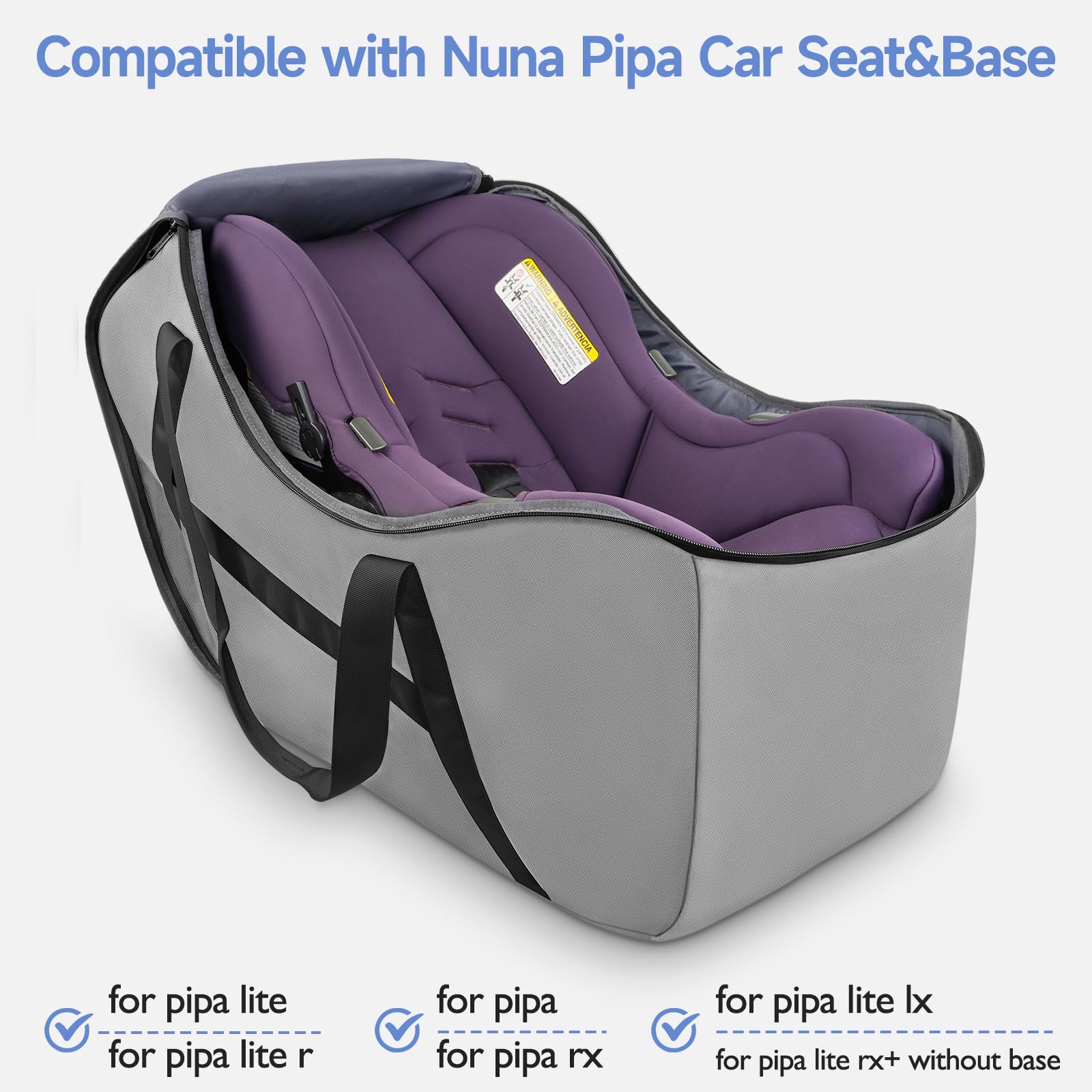 YOREPEK padded protection view highlights inner padding for added seat safety