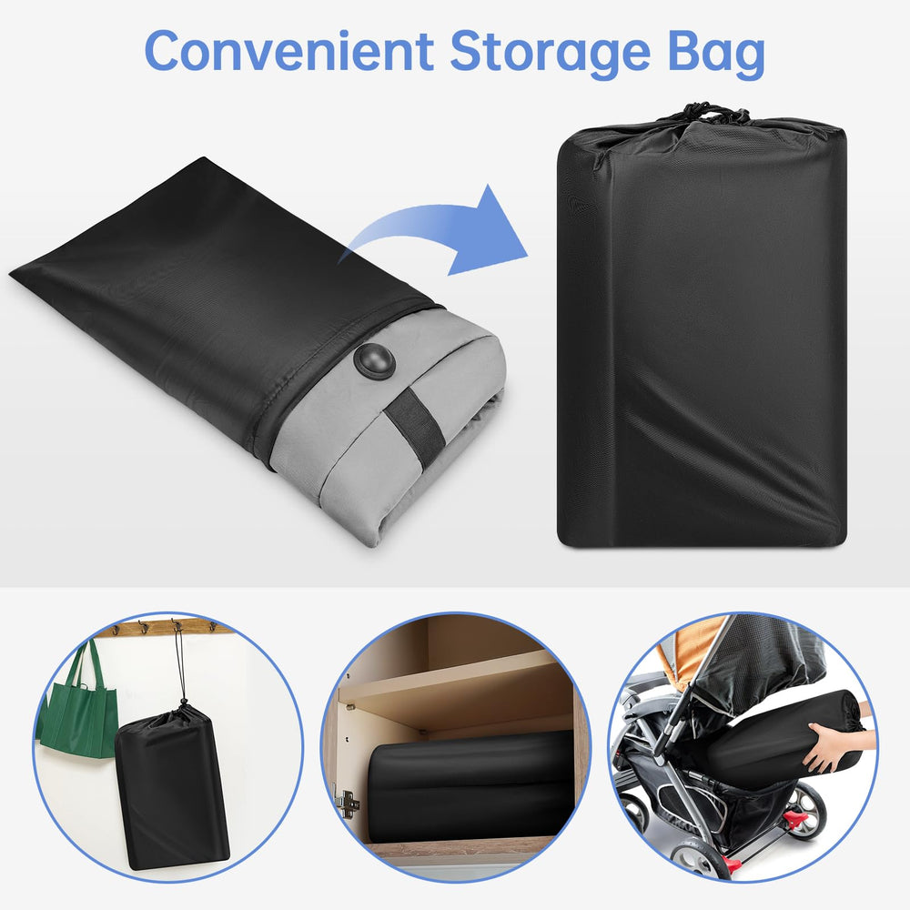 YOREPEK wear-resistant-bottom view shows sturdy base to keep bag clean on ground
