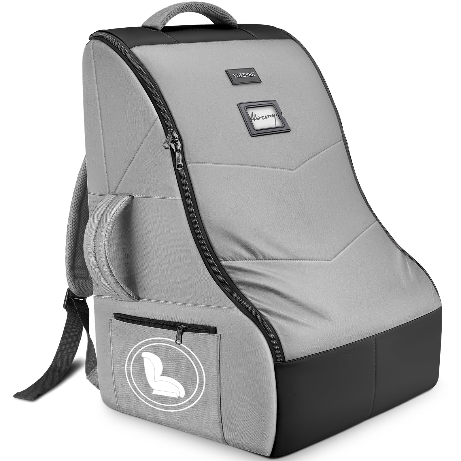 YOREPEK carseat cover for airplane travel with full-coverage protection during flights.