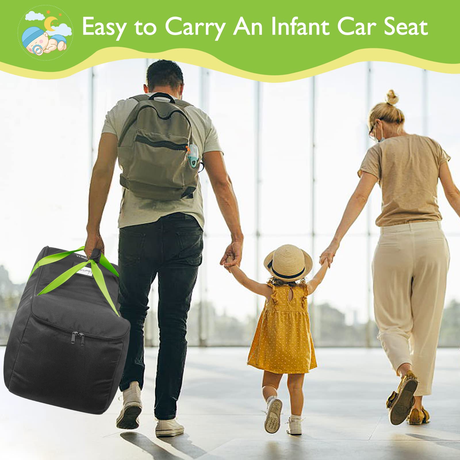 YOREPEK easy-clean interior and exterior for low-maintenance travel