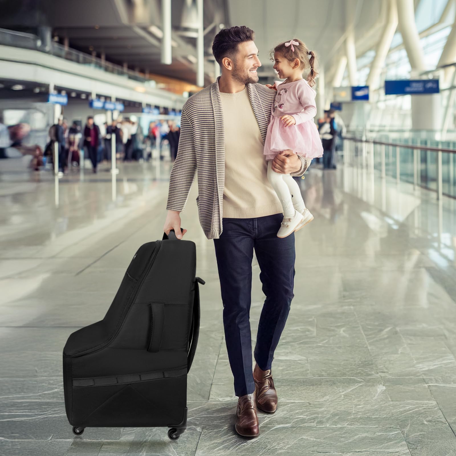 YOREPEK mesh side pocket adds extra storage while traveling