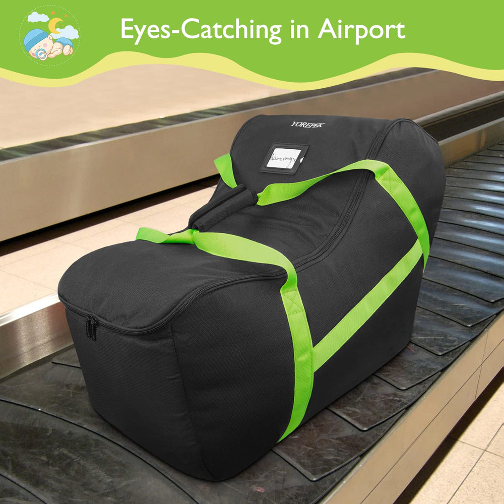 YOREPEK name card slot and bright webbing for quick baggage ID