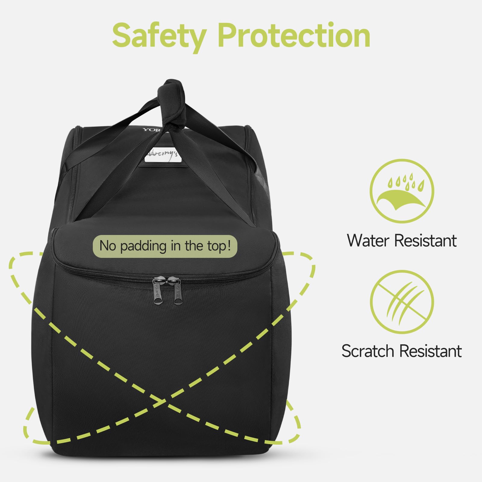 YOREPEK bag for Nuna Pipa with base, secure transport.