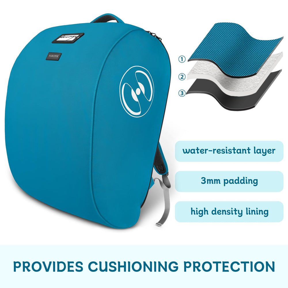 YOREPEK backpack-straps provide hands-free carrying for parents on the go.