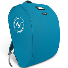 YOREPEK padded car seat travel bag front view provides cushioned protection during flights.