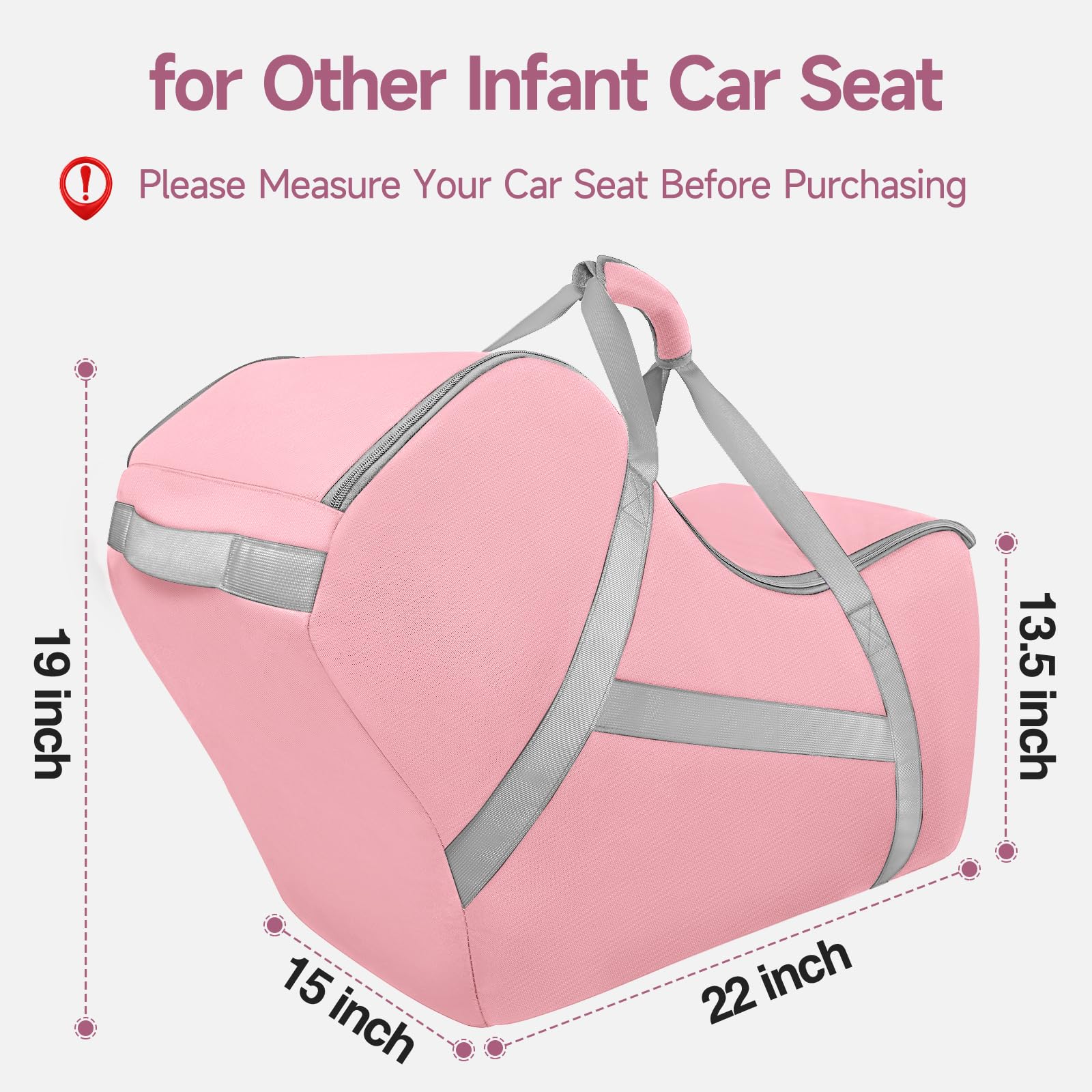 YOREPEK travel bag includes a name card slot for quick ID