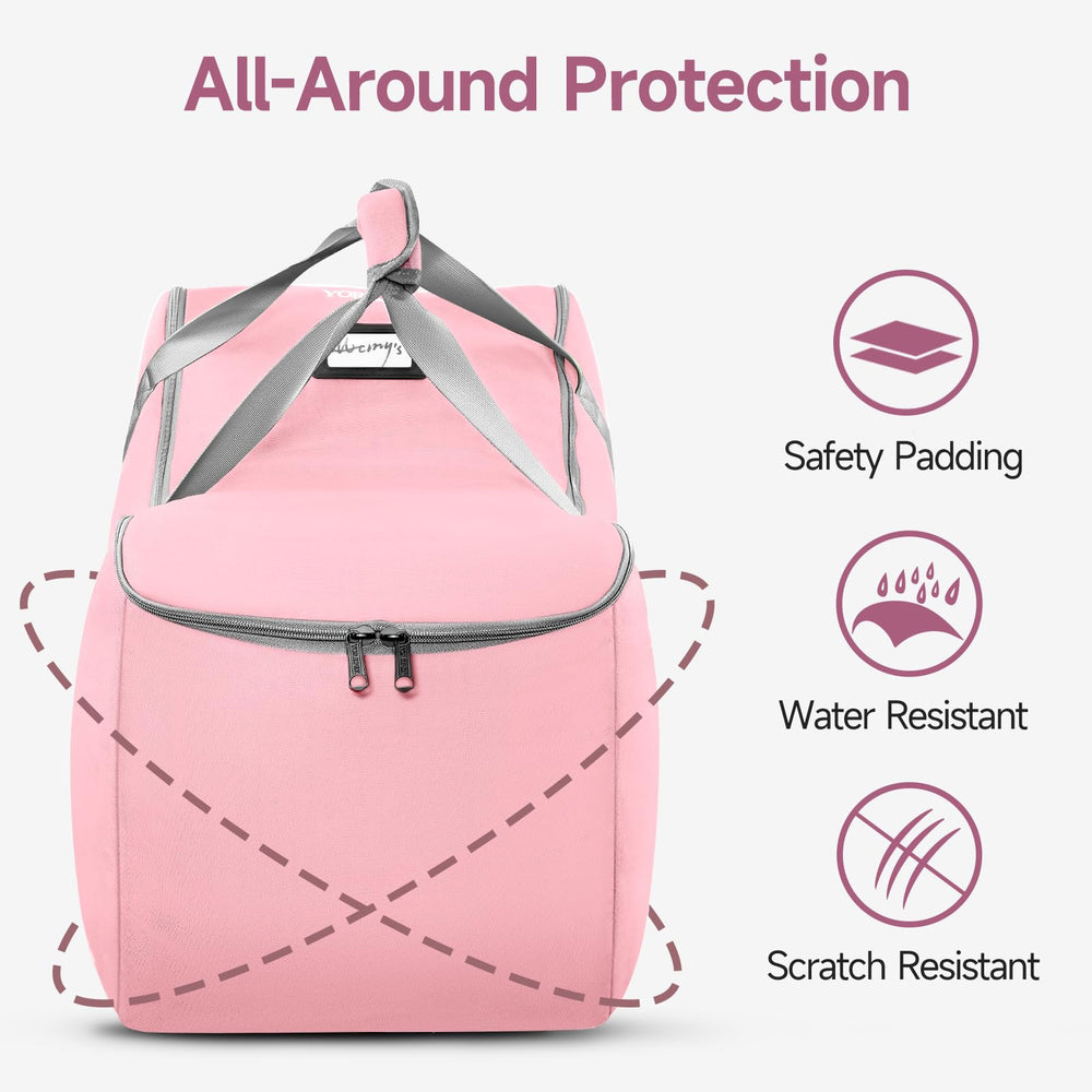 YOREPEK pink car seat bag with water-resistant fabric for weather protection