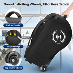 YOREPEK bag side pocket detail holding essentials during travel.