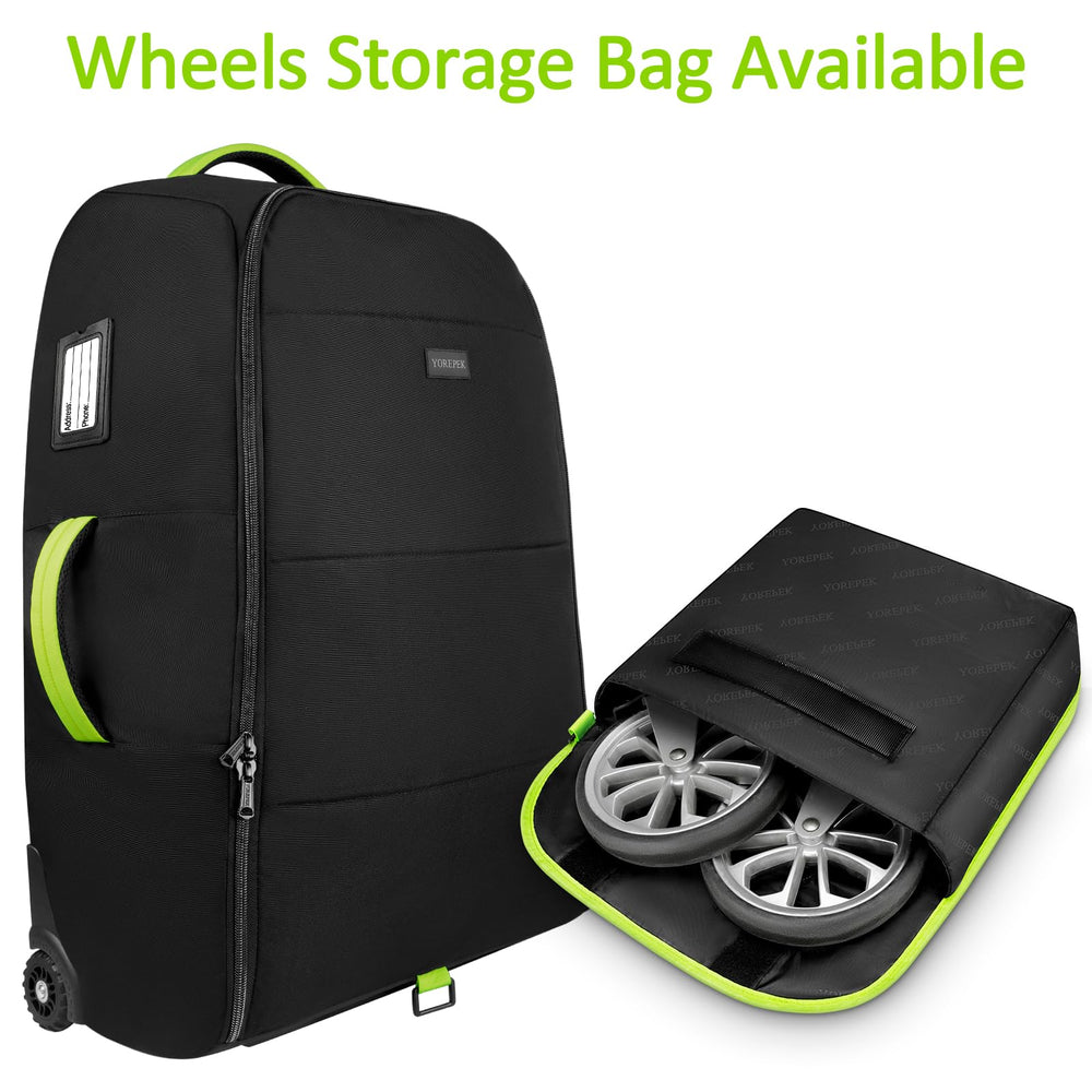 YOREPEK stroller bag cushioned grip keeps hands comfortable during handling.