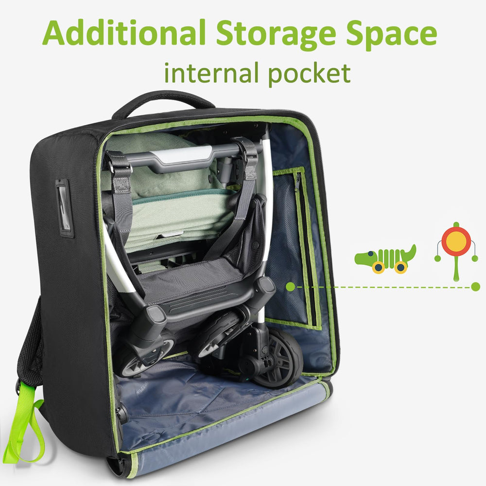 YOREPEK padded shoulder straps offer hands-free carrying for smooth airport transitions