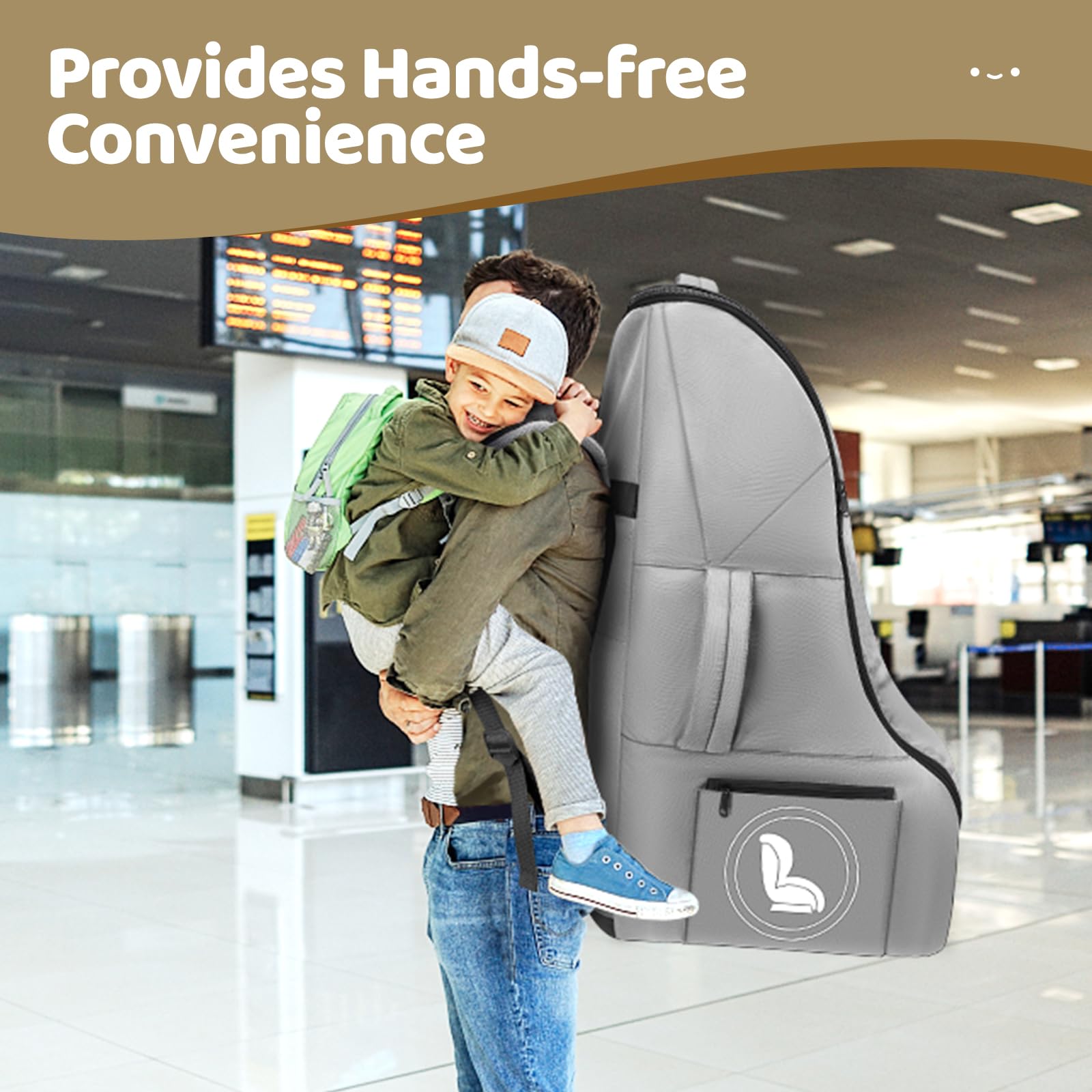 YOREPEK travel essentials bag helps organize gear during flying.