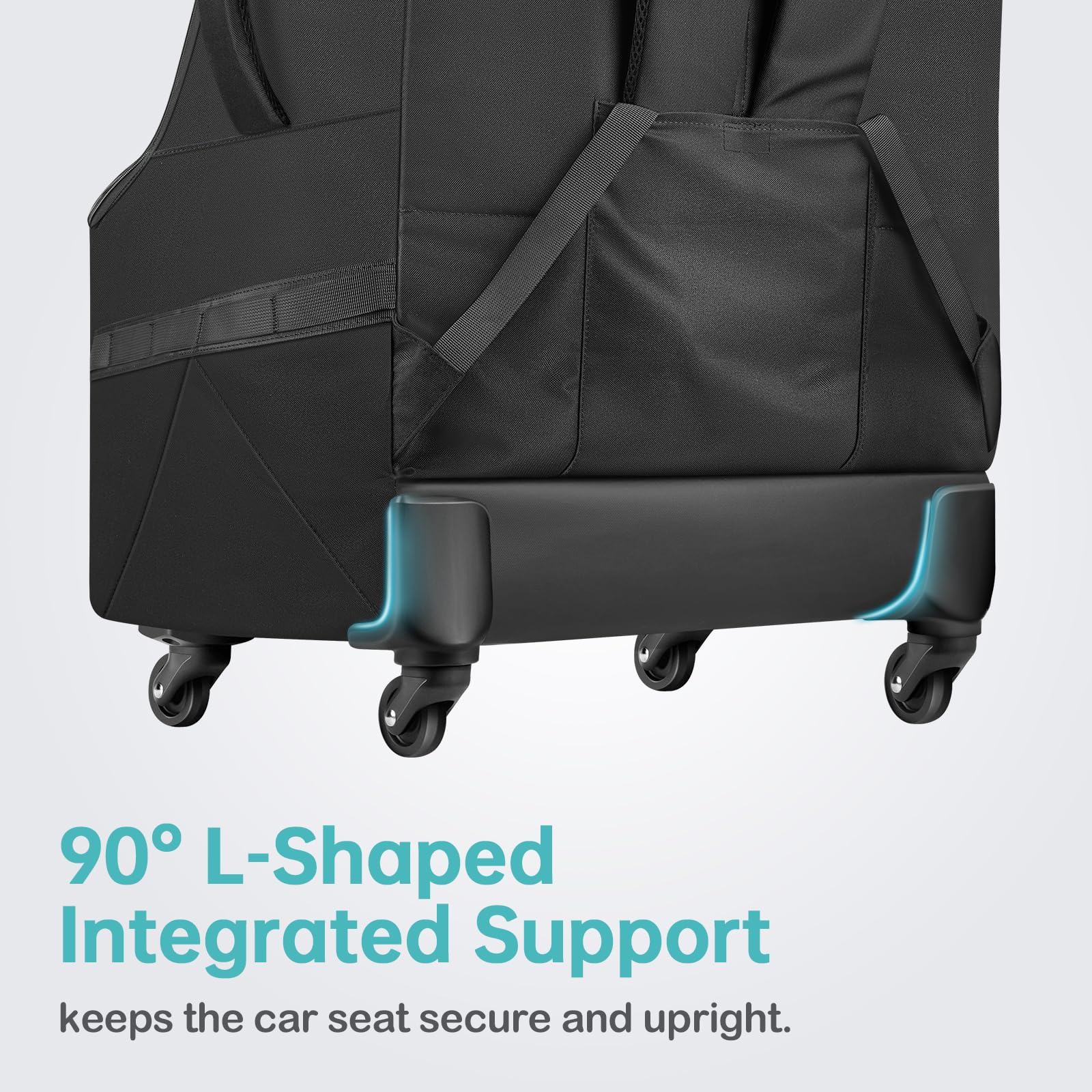 YOREPEK car seat bag water-resistant 900d fabric shields contents