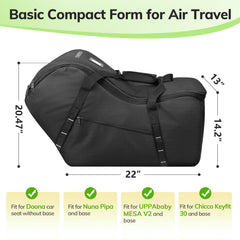 YOREPEK water-resistant car seat bag protects against rain and splashes