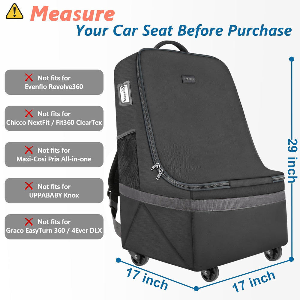 YOREPEK water-resistant polyester fabric shields your car seat from rain and spills.