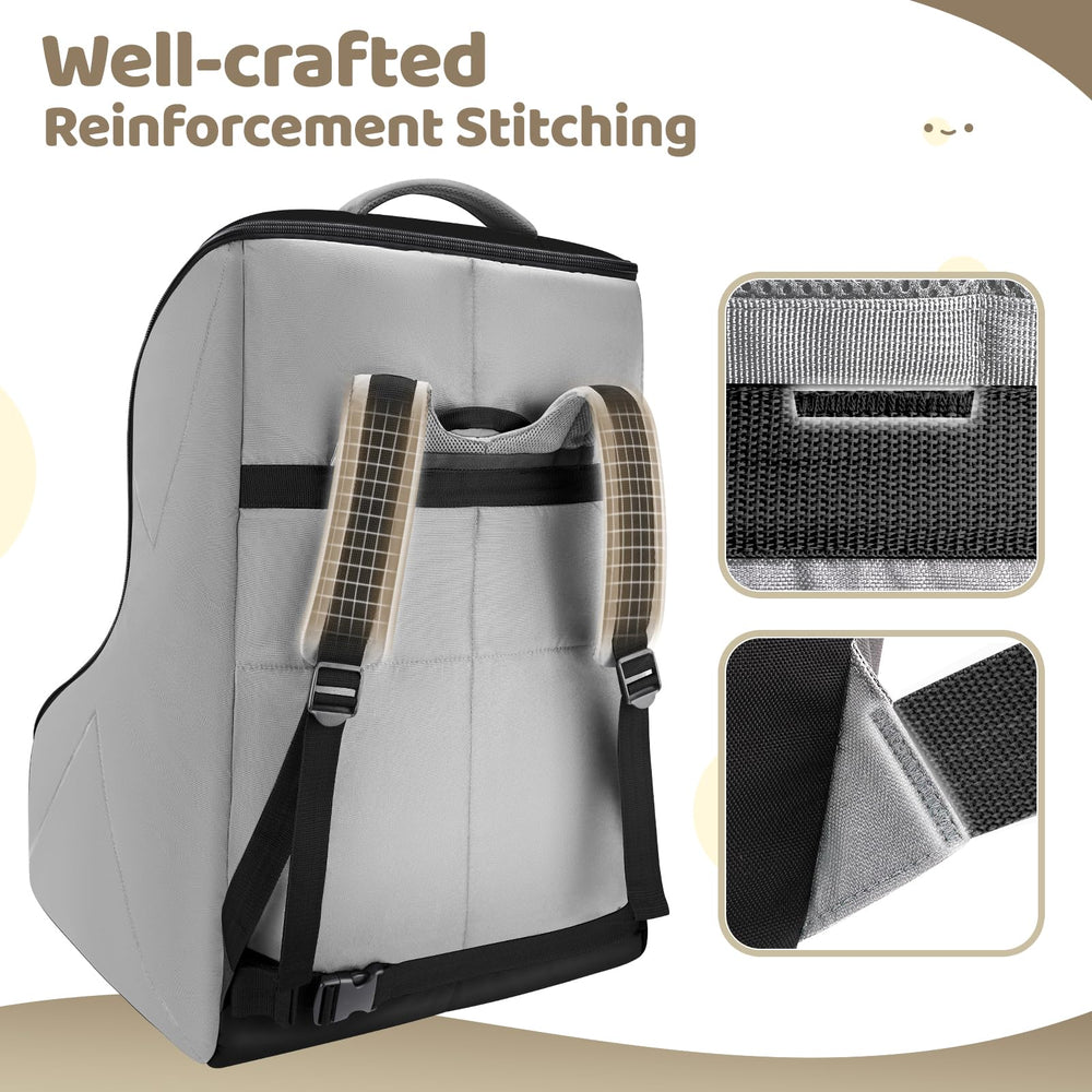 YOREPEK waterproof polyester fabric keeps carseat dry and clean.