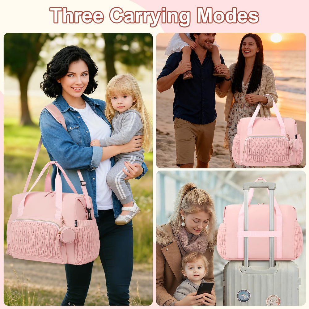 Yorige diaper tote bag water-resistant nylon cleans quickly after spills