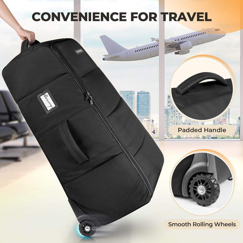 YOREPEK foldable design folds compactly for storage.