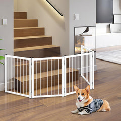 YORWHIN metal dog gate durable build resists wear and chewing.