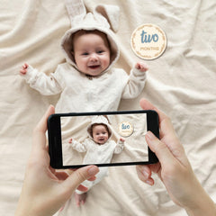 Yoshiky monthly photo prop set for 1–12 months of memories
