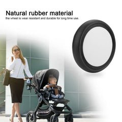Yosoo Baby Stroller Wheels rear pair reducing noise and vibration for a calmer ride.