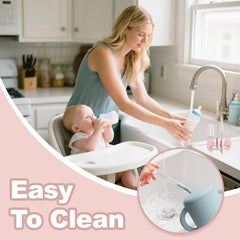 YOTIME four precision brushes clean straw, spout, lid, and crevices