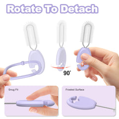 YOTIME cup lid brush for precise cleaning of lids.