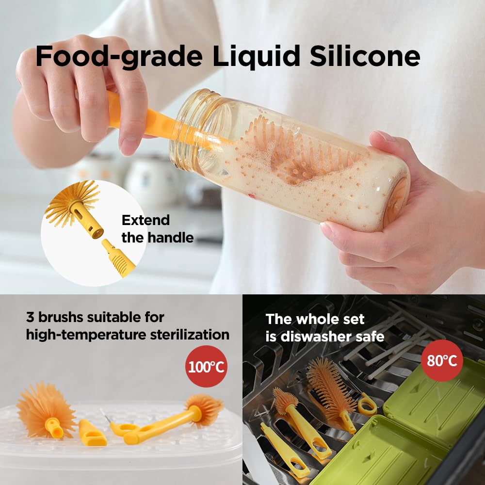 YOTIME foldable drying rack compact for quick air-drying and storage.